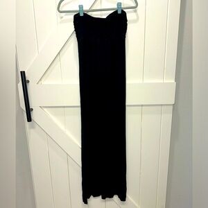 Small Black Strapless Maxi Dress from Soma